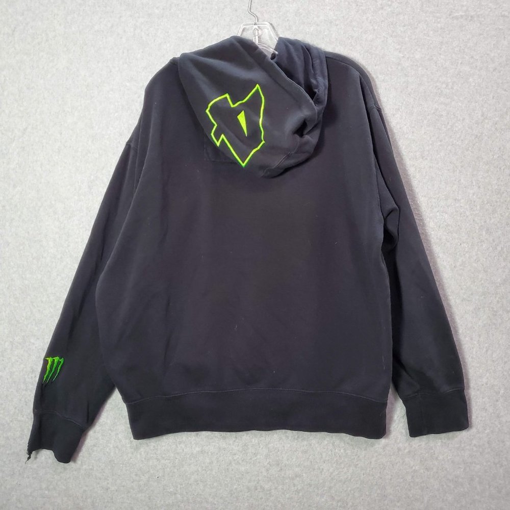 Fox x Monster Men Sweatshirt XL‎ Hoodie 4 Ricky Carmichael Embroidered READ - Picture 12 of 16